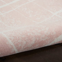 Nourison Whimsicle Whs09 Pink Ivory Area Rug