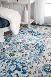 Nuloom Tameika Nta3120A Aqua Area Rug