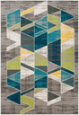 Surya Rafetus Ets-2329 Teal, Lime, Butter, Charcoal Rugs.