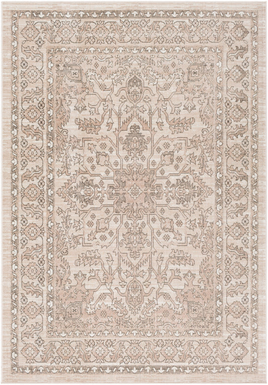 Surya Rafetus Ets-2337 Charcoal, Camel, White Area Rug