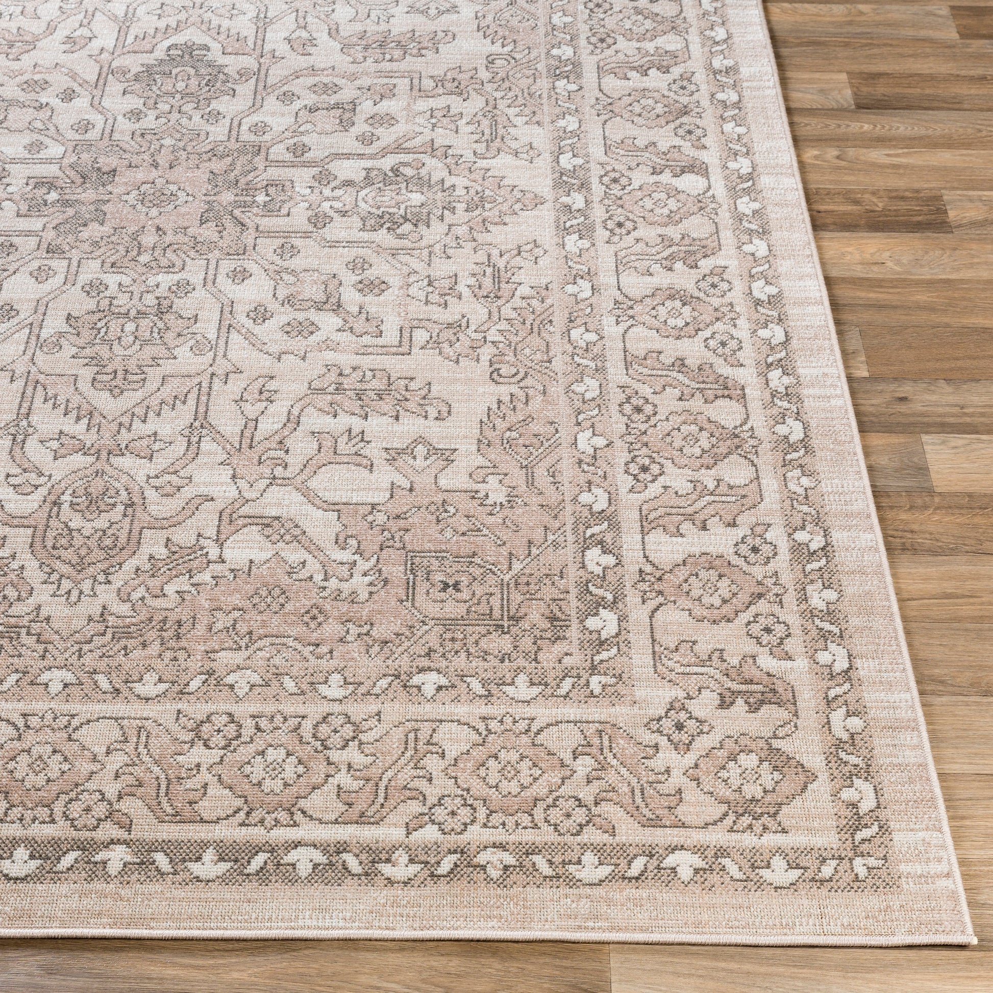 Surya Rafetus Ets-2337 Charcoal, Camel, White Area Rug