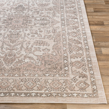 Surya Rafetus Ets-2337 Charcoal, Camel, White Area Rug