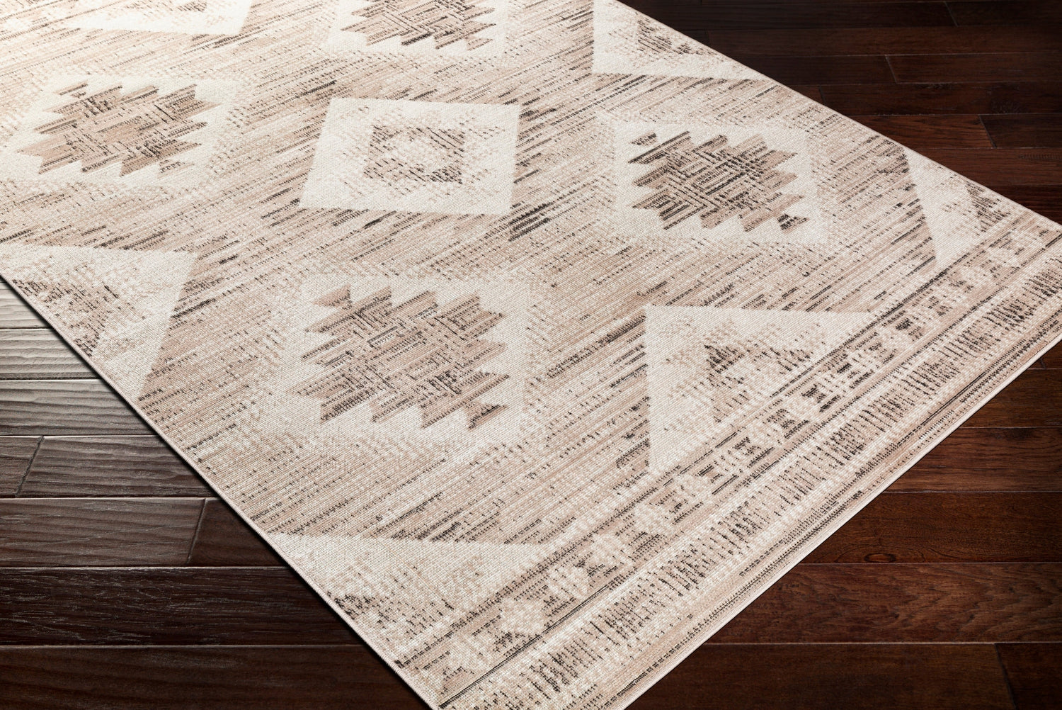 Surya Rafetus Ets-2341 Camel, Black, White Rugs.
