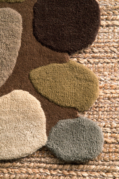 Nuloom Pebbles Npe3024A Brown Area Rug