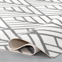 Nuloom Tiffany Diamond Nti2027B Gray Area Rug