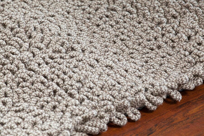 Chandra Evelyn Eve38601 Taupe Shag Area Rug