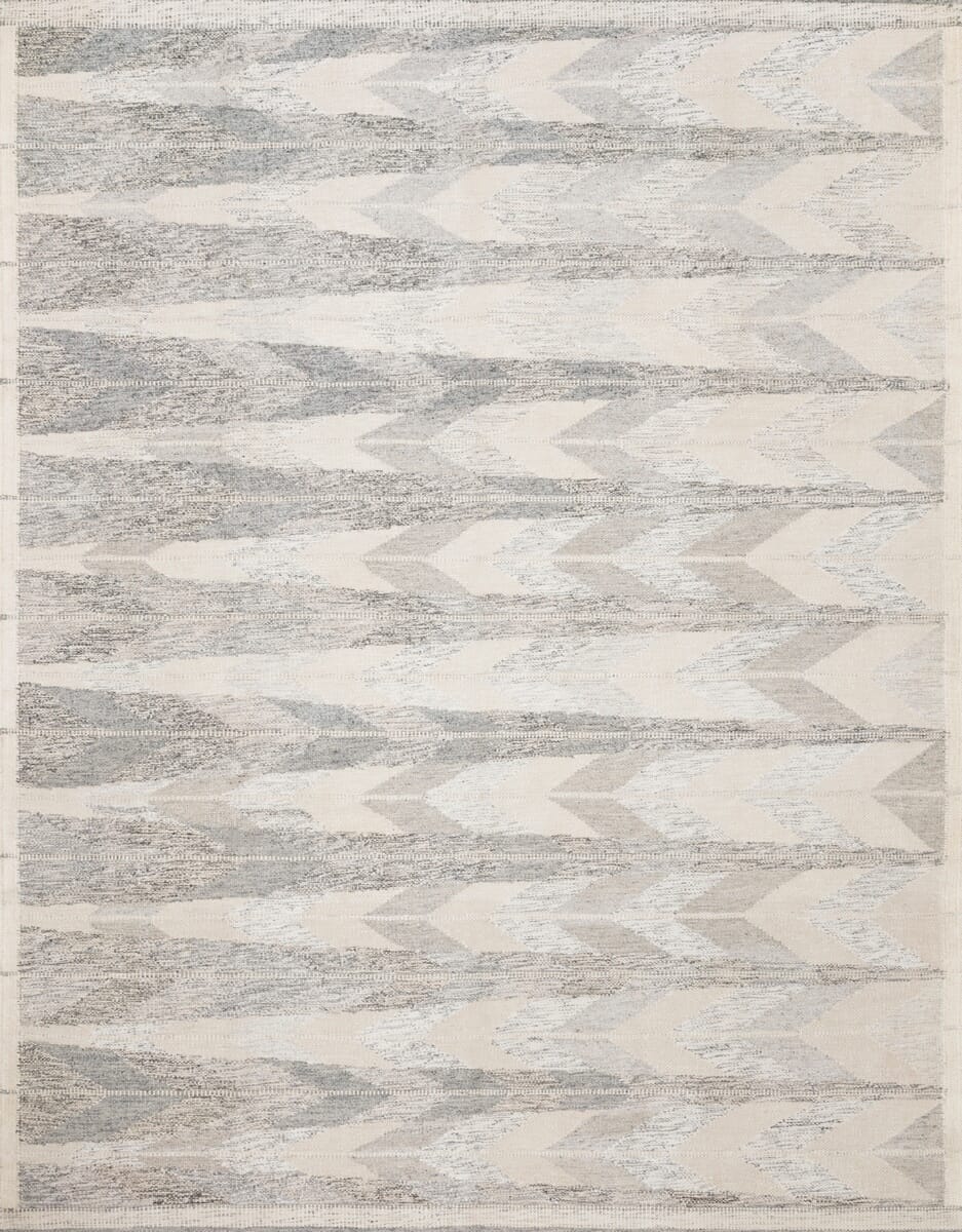 Loloi Evelina Eve-02 Pewter / Silver Geometric Area Rug