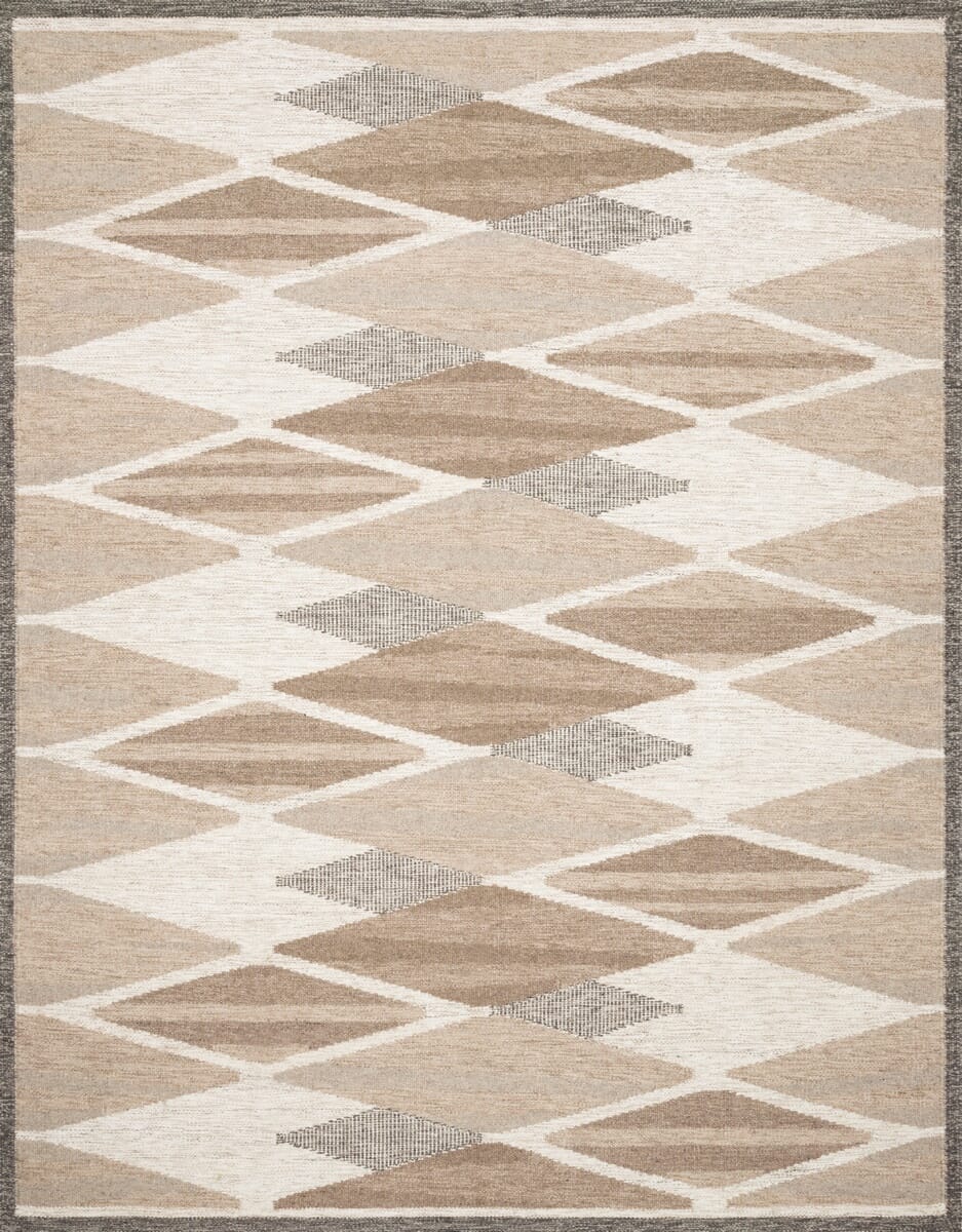 Loloi Evelina Eve-04 Taupe / Bark Geometric Area Rug