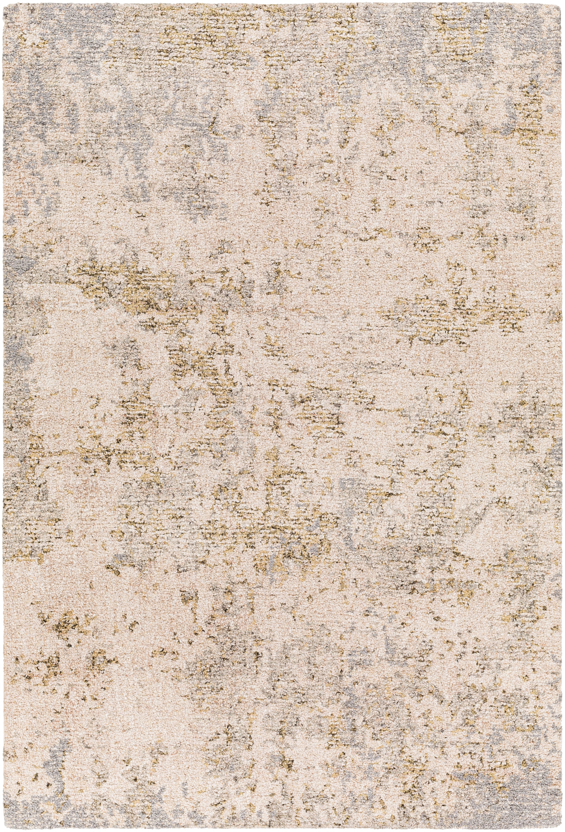 Surya Evoke Evk-2300 Tan, Charcoal, Medium Gray, Beige Area Rug