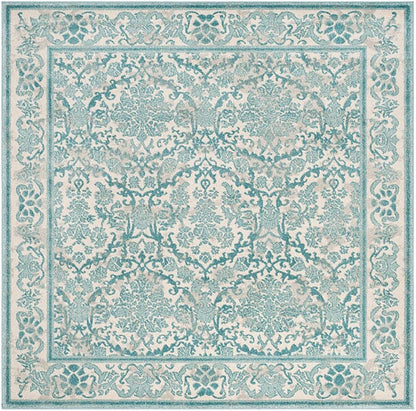 Safavieh Evoke Evk242C Ivory / Light Blue Area Rug