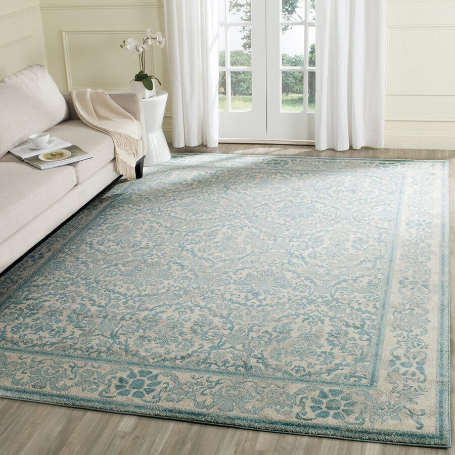 Safavieh Evoke Evk242C Ivory / Light Blue Area Rug