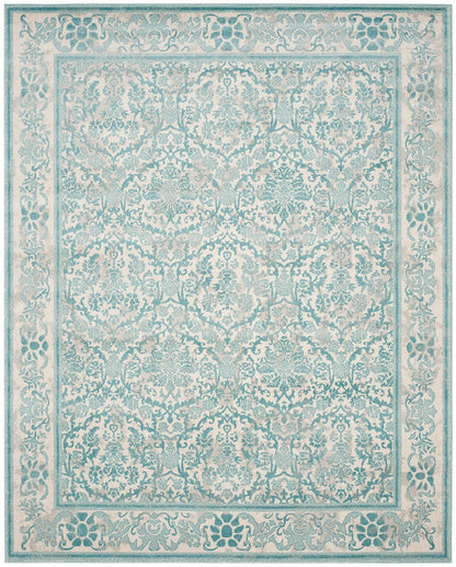 Safavieh Evoke Evk242C Ivory / Light Blue Area Rug