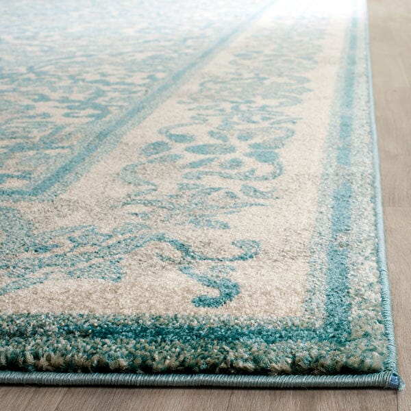 Safavieh Evoke Evk242C Ivory / Light Blue Area Rug