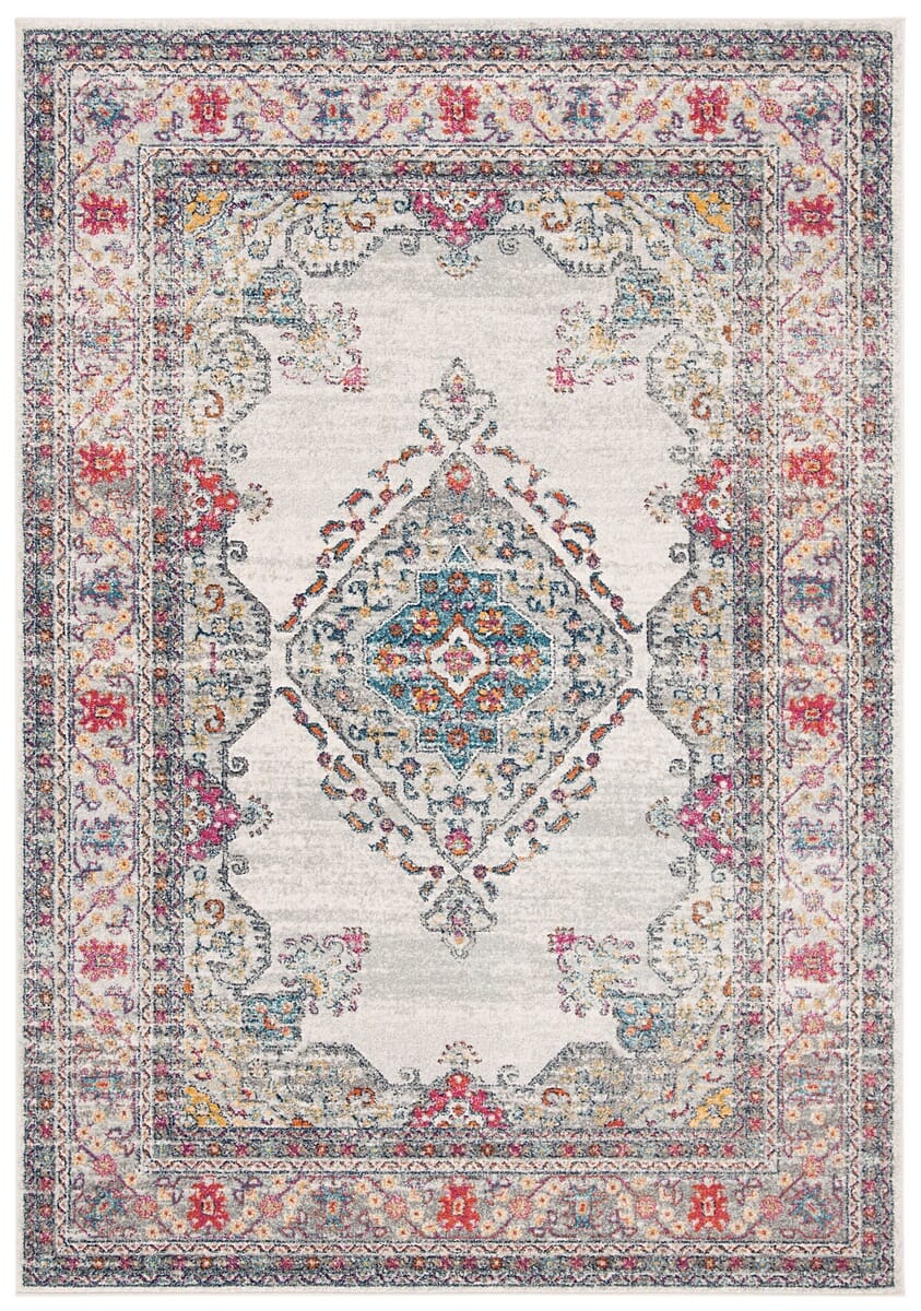 Safavieh Evoke Evk250A Cream / Fuchsia Area Rug