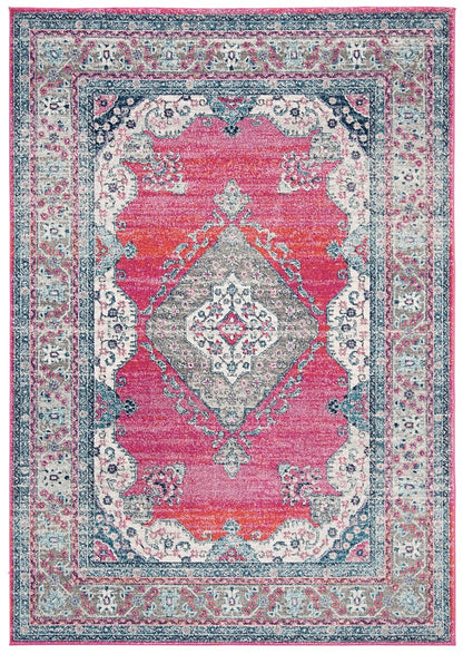 Safavieh Evoke Evk250N Navy / Fuchsia Area Rug