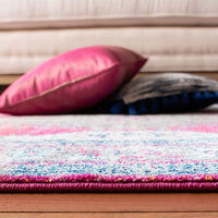 Safavieh Evoke Evk250N Navy / Fuchsia Area Rug