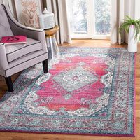 Safavieh Evoke Evk250N Navy / Fuchsia Area Rug