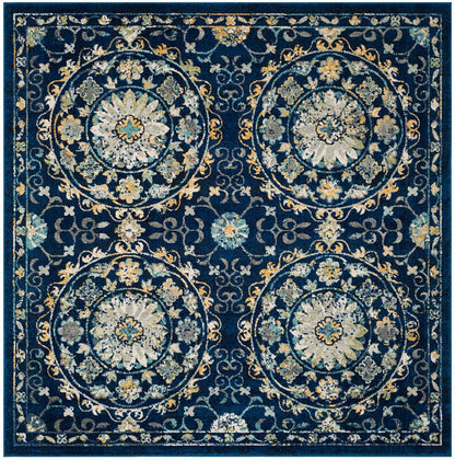 Safavieh Evoke Evk252A Navy / Ivory Area Rug