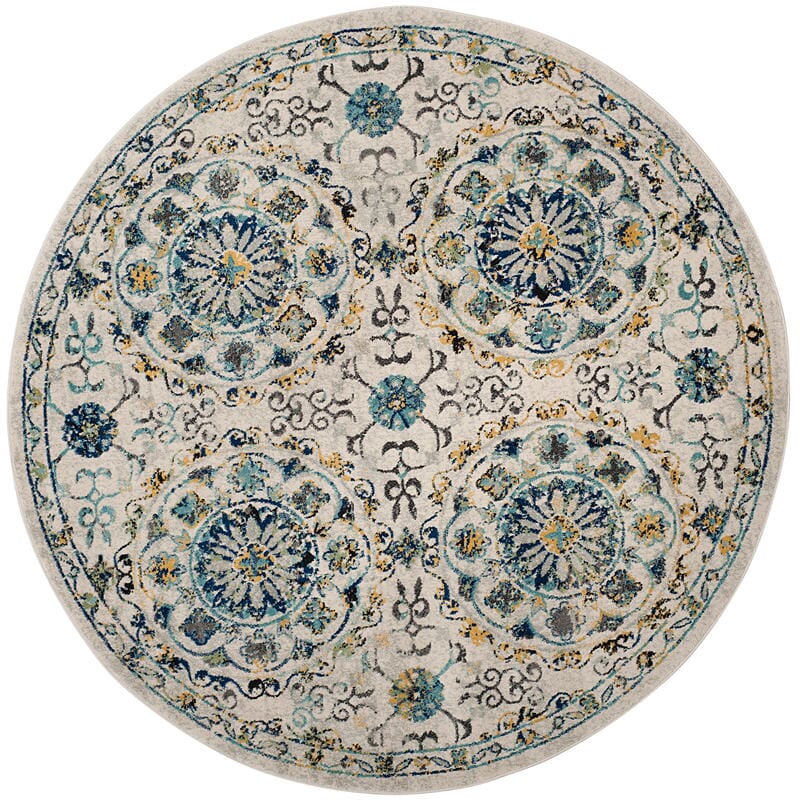 Safavieh Evoke Evk252C Ivory / Blue Area Rug