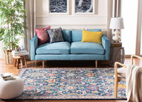 Safavieh Evoke Evk255N Navy / Fuchsia Area Rug