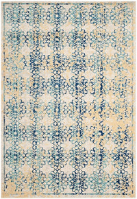 Safavieh Evoke Evk262C Ivory / Blue Damask Area Rug