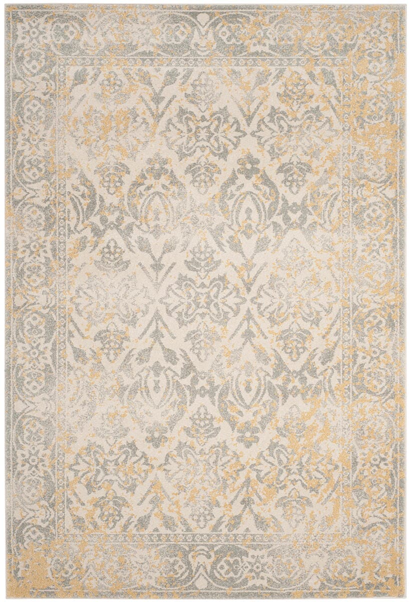 Safavieh Evoke Evk264D Ivory / Grey Damask Area Rug