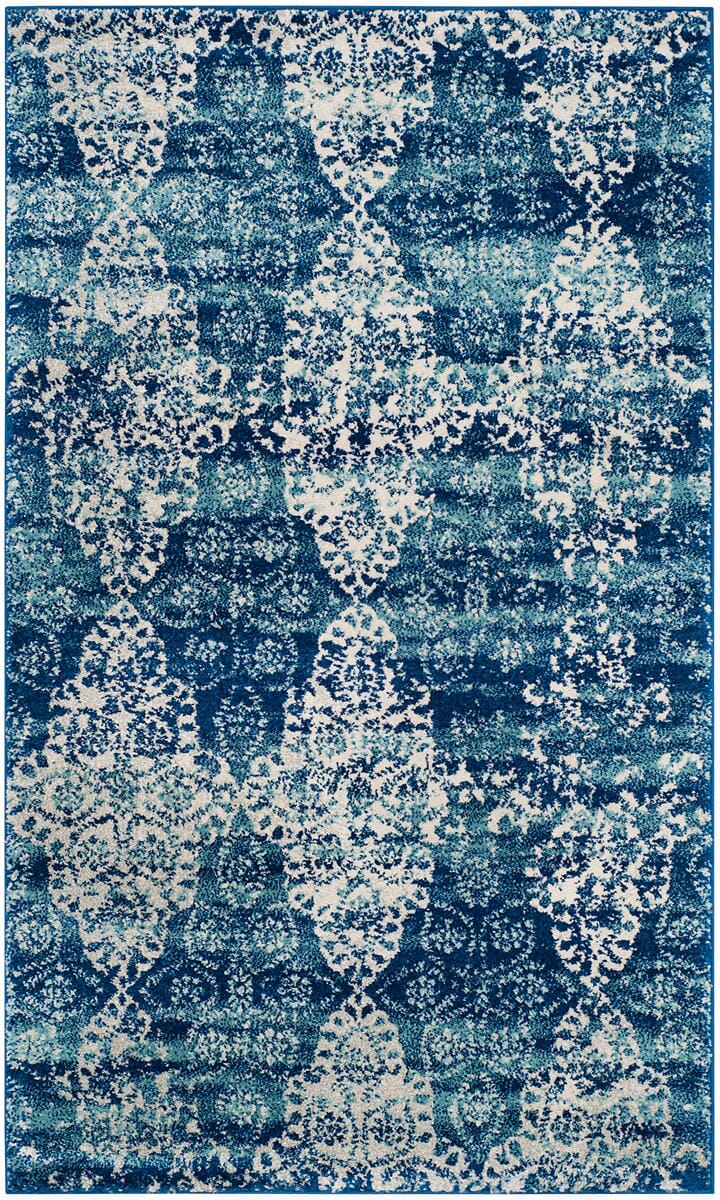 Safavieh Evoke Evk266F Royal / Ivory Damask Area Rug