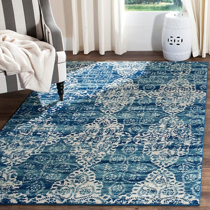 Safavieh Evoke Evk266F Royal / Ivory Damask Area Rug