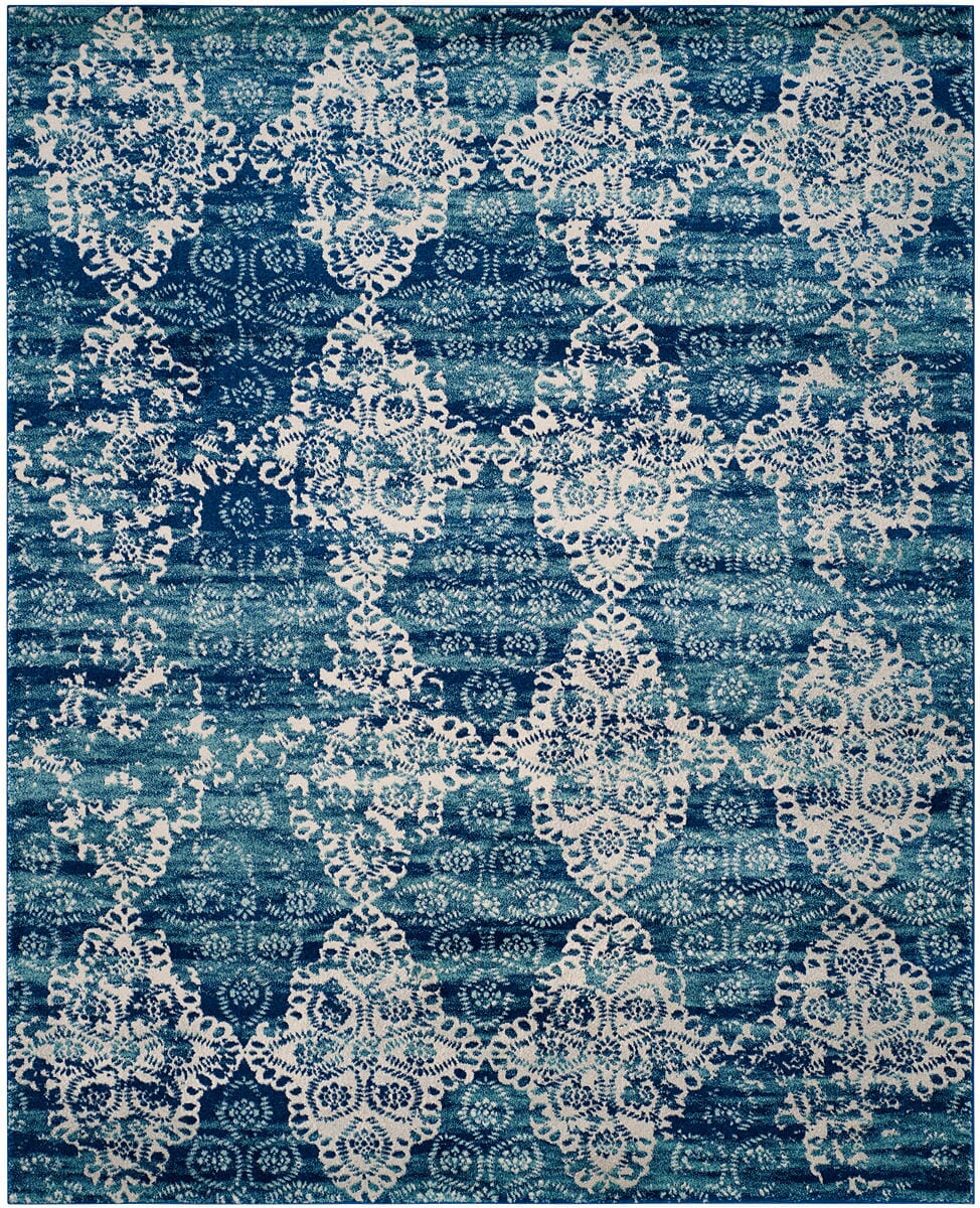 Safavieh Evoke Evk266F Royal / Ivory Damask Area Rug