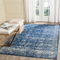 Safavieh Evoke Evk270A Navy / Ivory Vintage / Distressed Area Rug