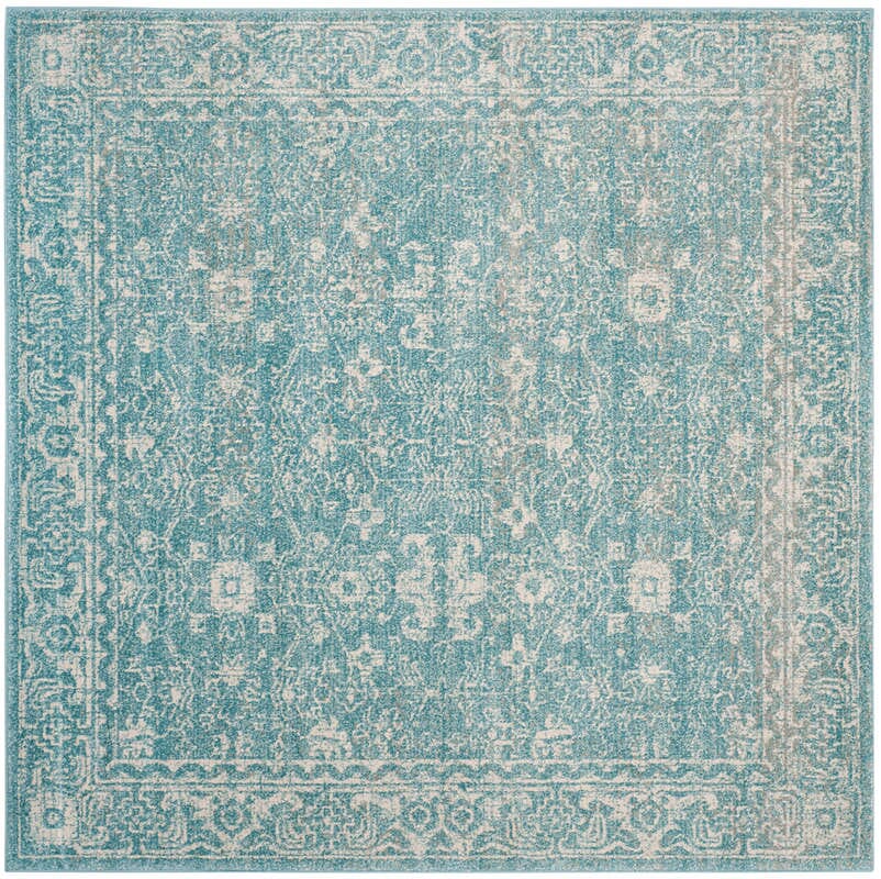 Safavieh Evoke Evk270D Light Blue / Ivory Vintage / Distressed Area Rug