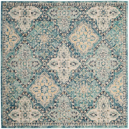 Safavieh Evoke Evk274C Light Blue / Ivory Damask Area Rug