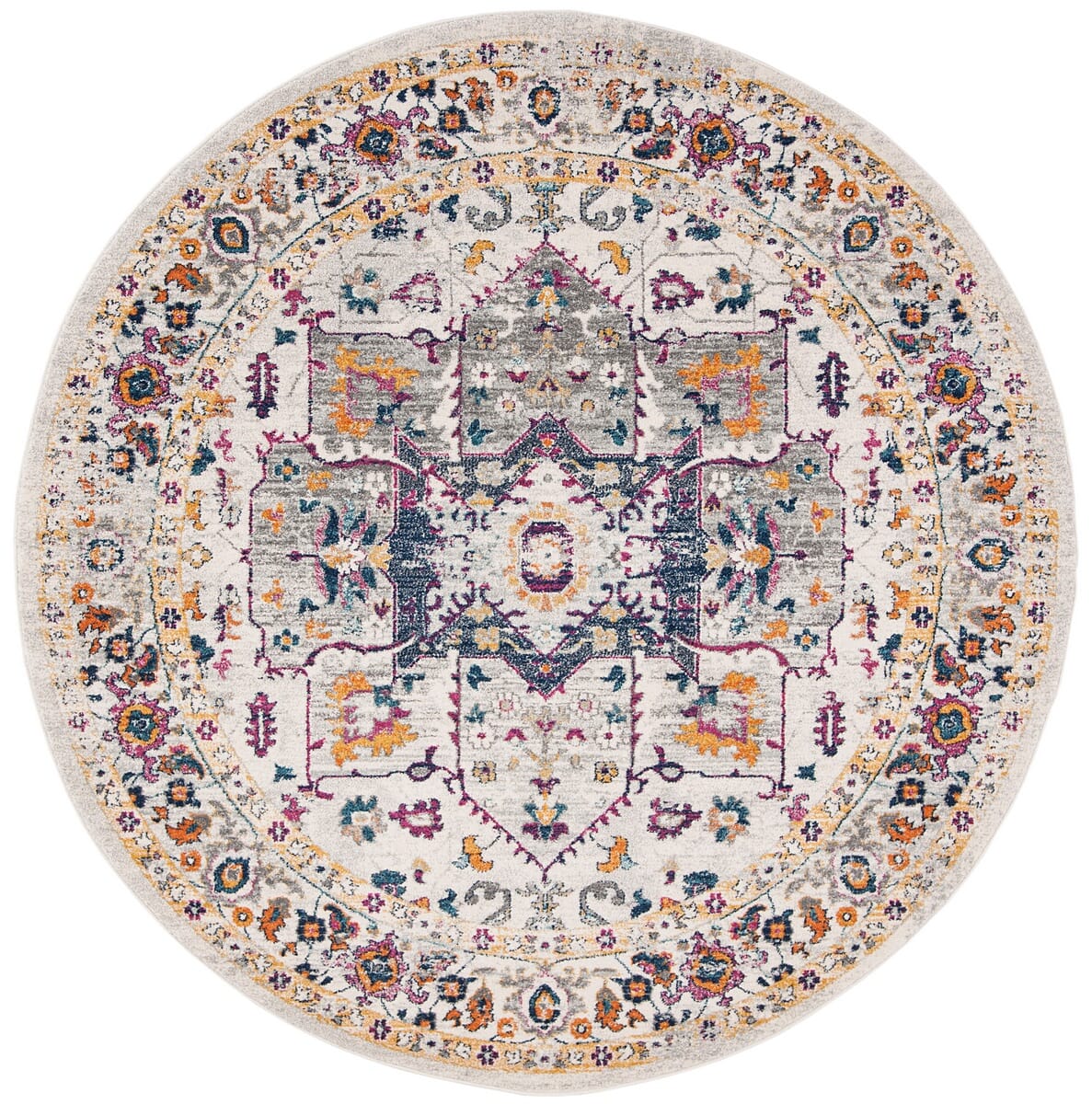 Safavieh Evoke Evk275A Ivory / Grey Vintage / Distressed Area Rug