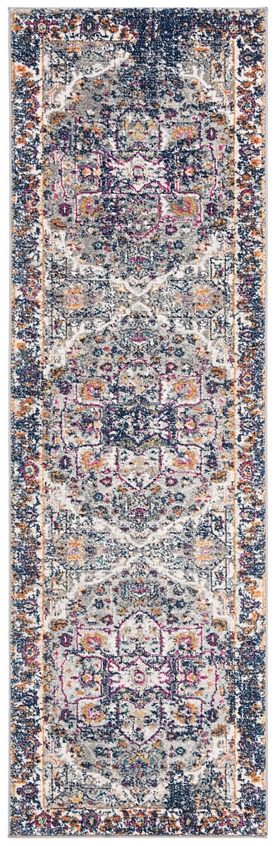 Safavieh Evoke Evk275G Grey / Navy Vintage / Distressed Area Rug