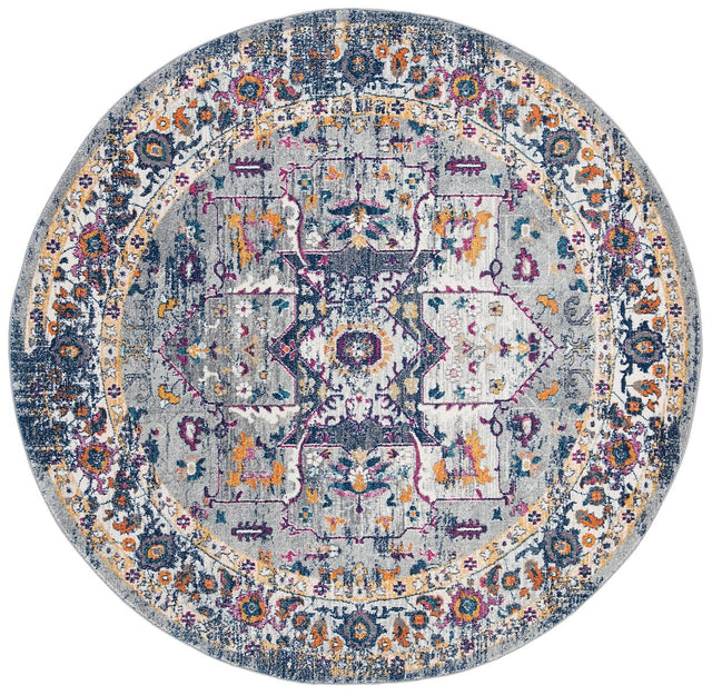 Safavieh Evoke Evk275G Grey / Navy Rugs.