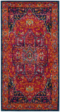 Safavieh Evoke Evk275S Fuchsia / Orange Area Rug