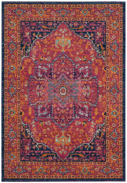 Safavieh Evoke Evk275S Fuchsia / Orange Area Rug