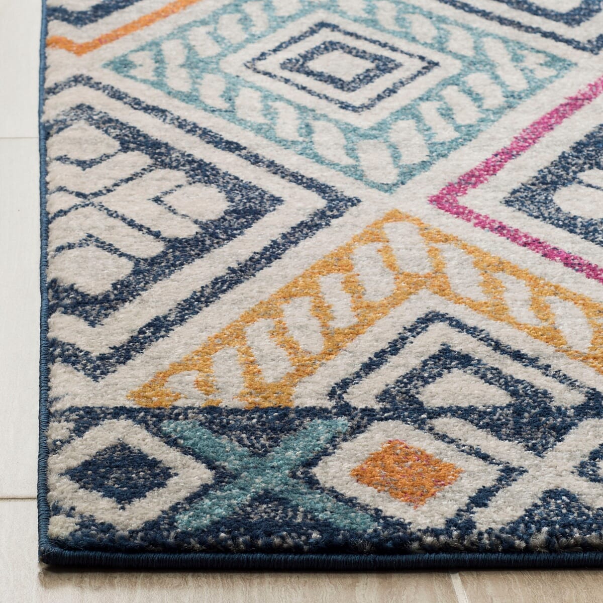 Safavieh Evoke Evk286N Navy / Ivory Southwestern Area Rug