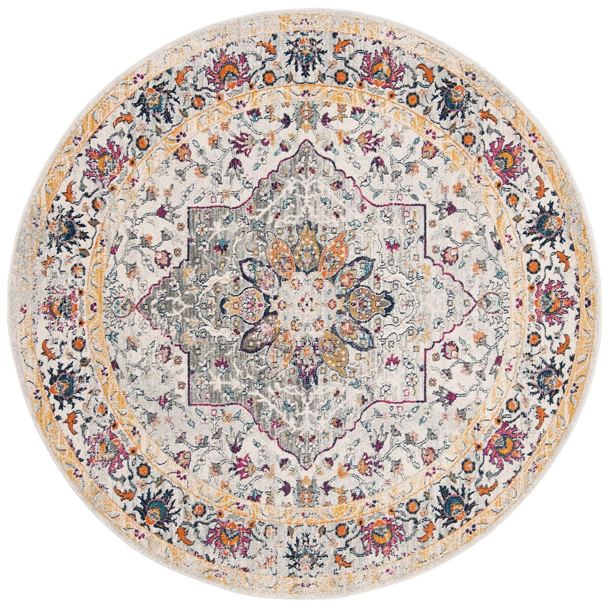 Safavieh Evoke Evk288A Ivory / Grey Area Rug