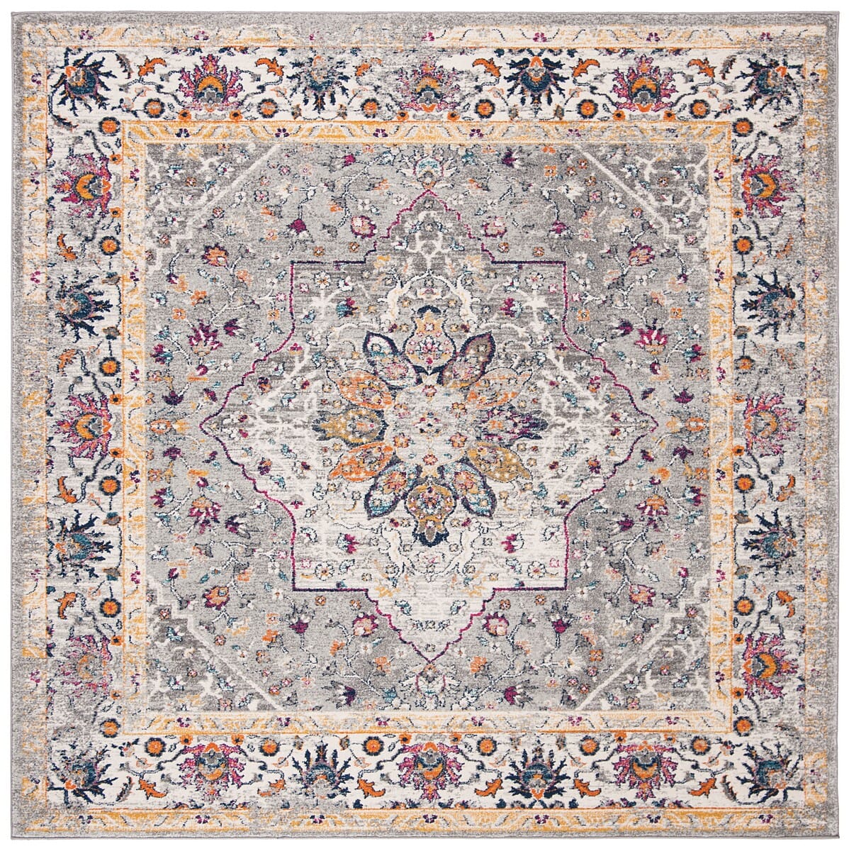 Safavieh Evoke Evk288F Grey / Grey Area Rug