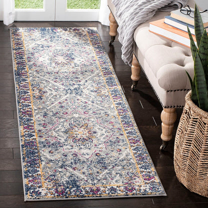 Safavieh Evoke Evk288N Grey / Navy Vintage / Distressed Area Rug