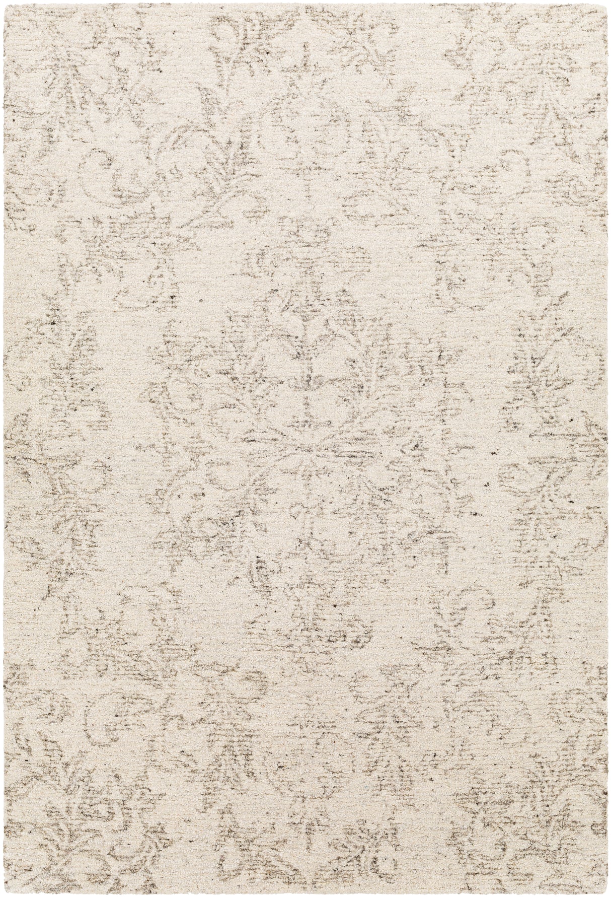 Surya Evolution Evl-2301 Medium Gray, Charcoal, Beige, Cream Rugs.