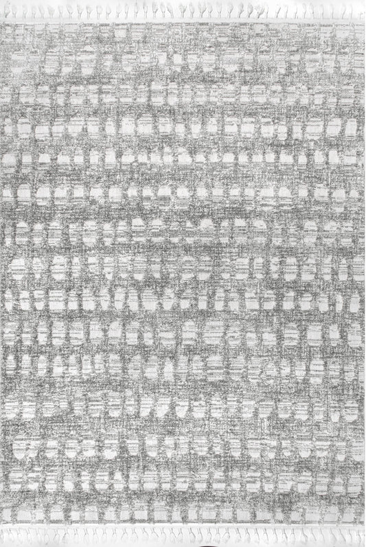 Nuloom Jean Ovals Nje2339A Gray Area Rug