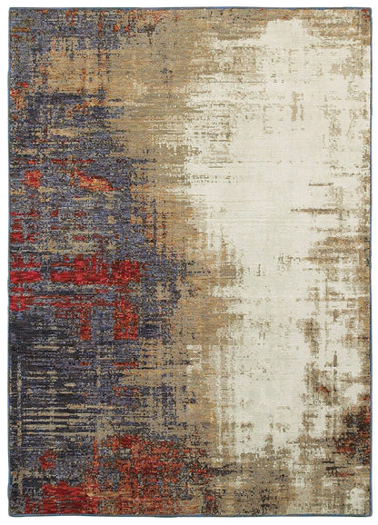 Oriental Weavers Sphinx Evolution 8001A Ivory / Multi Organic / Abstract Area Rug