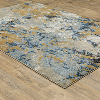 Oriental Weavers Sphinx Evolution 0980A Blue/ Gold Area Rug