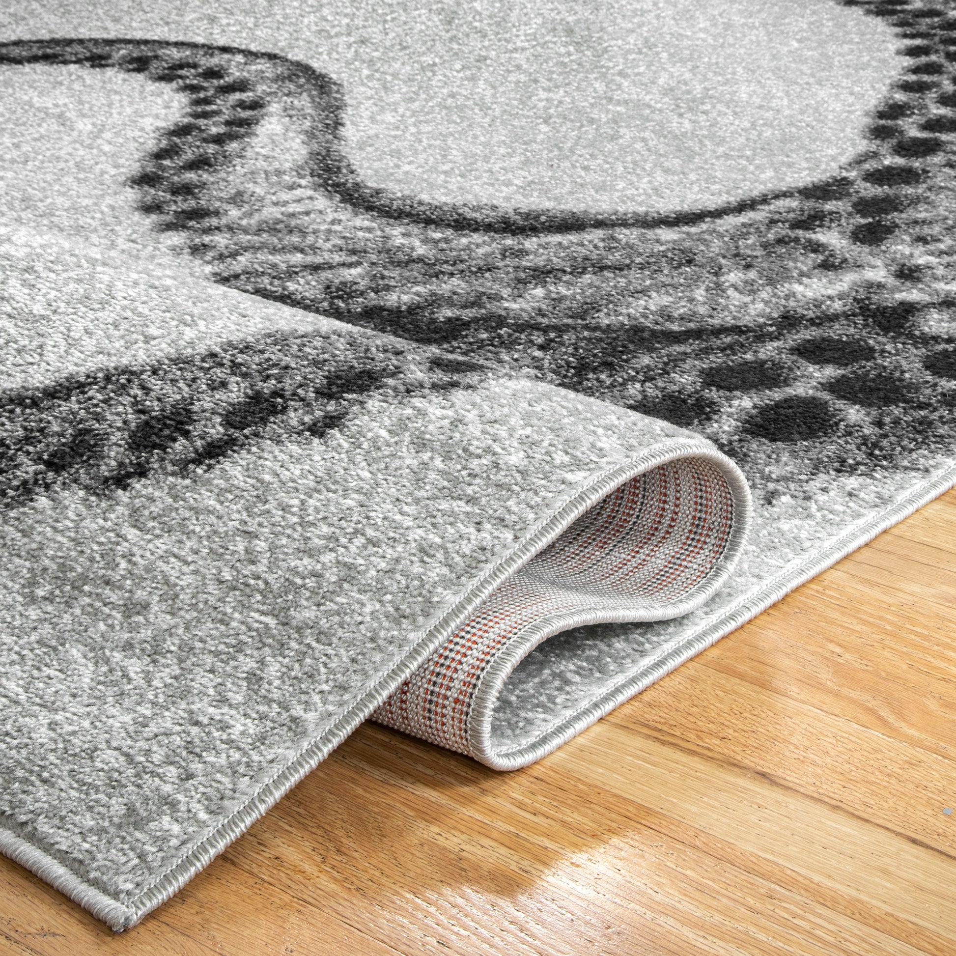 Nuloom Adrienne Octopus Nad1752A Gray Area Rug