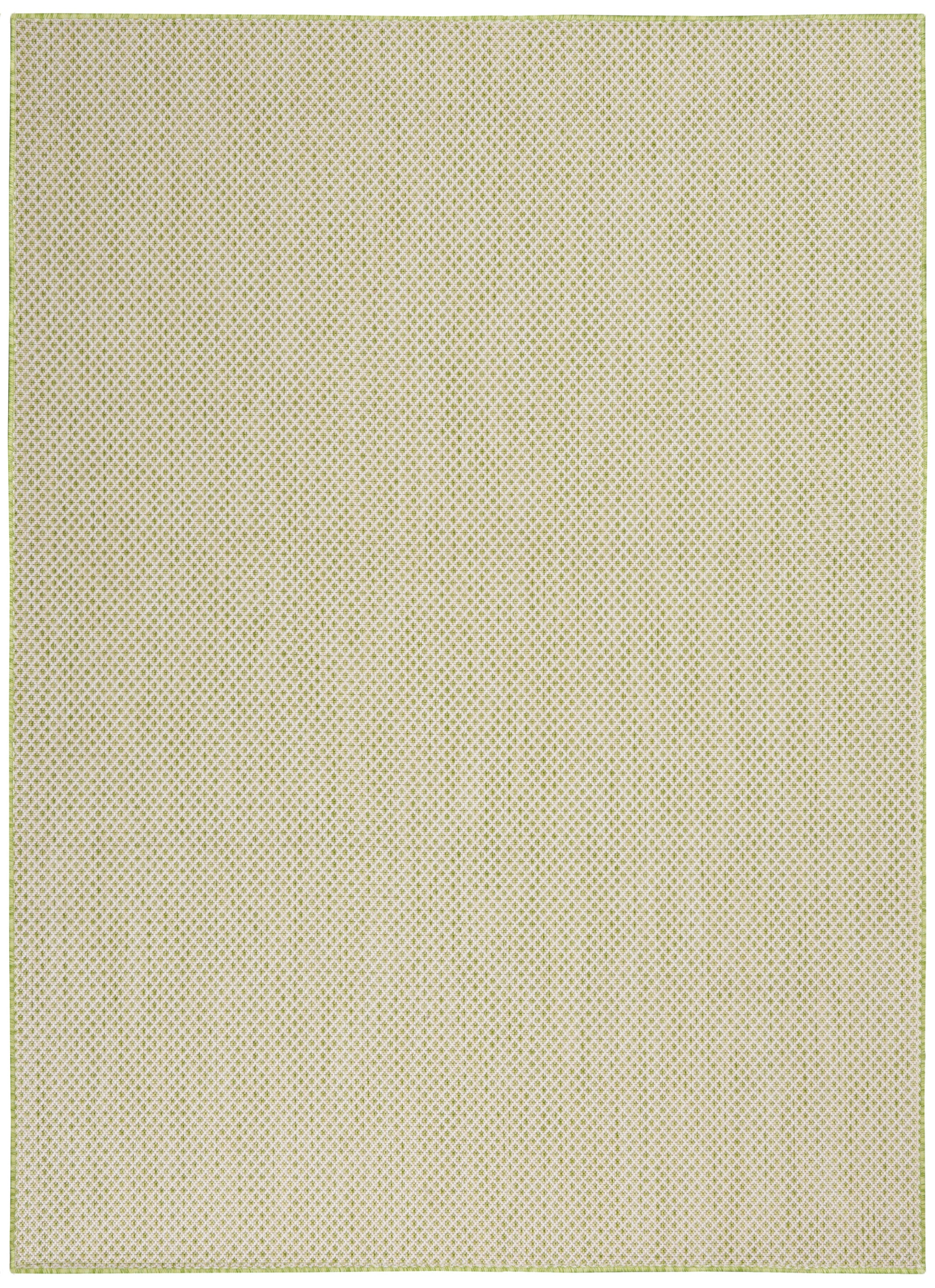 Nourison Courtyard Cou01 Ivory Green Area Rug