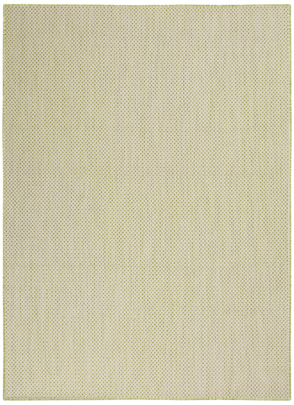 Nourison Courtyard Cou01 Ivory Green Area Rug