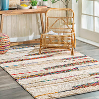 Nuloom Kensley Chindi Nke3311B Red Area Rug