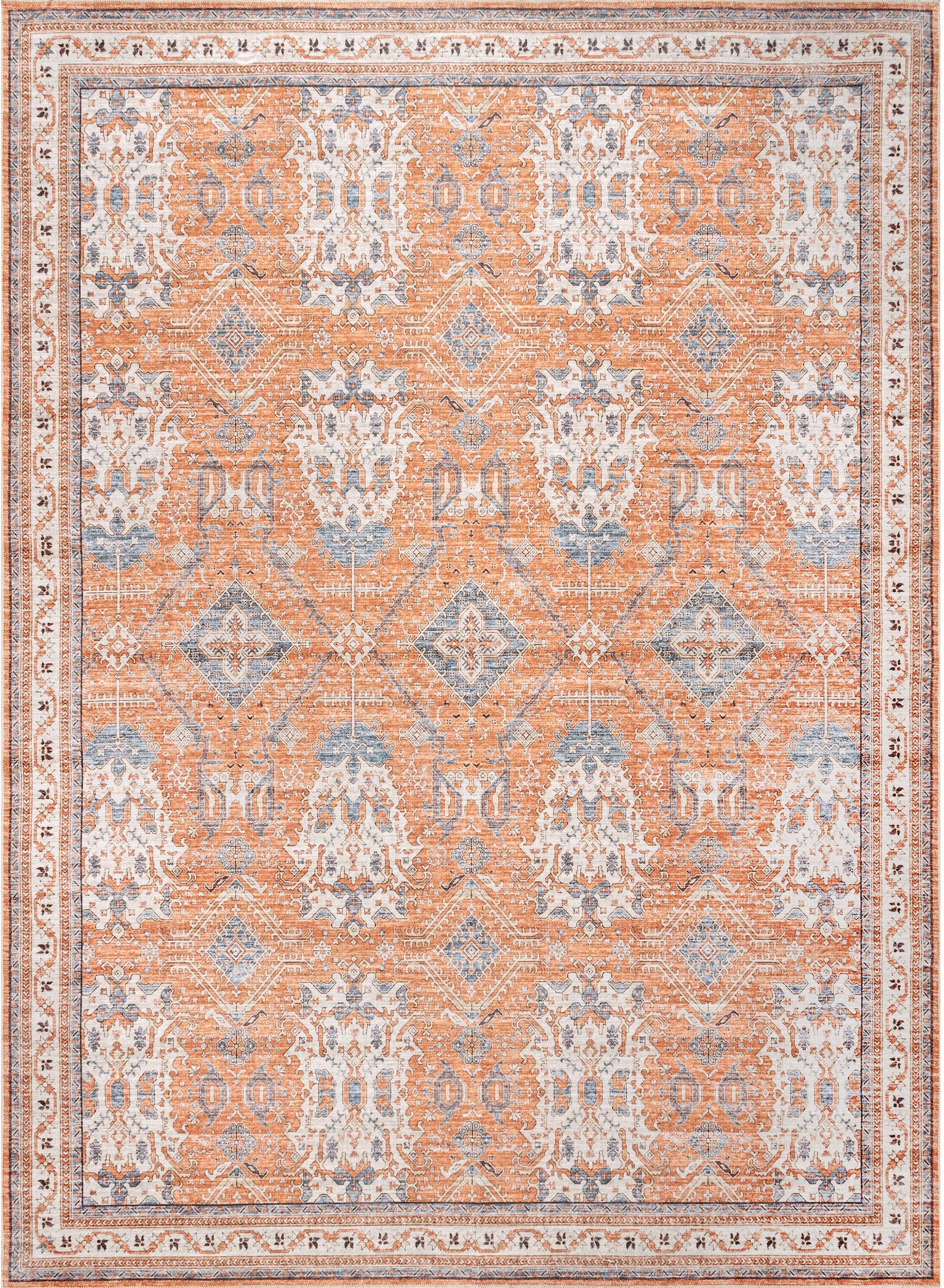 AreaRugs.com Wavaj Nwa1168A Rust Area Rug